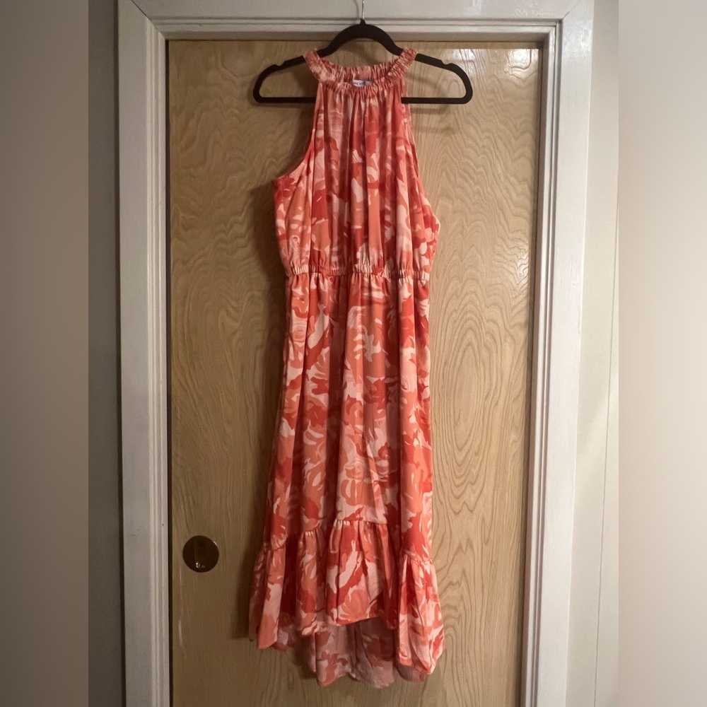 Nine West Floral Maxi Hi-Lo Dress
